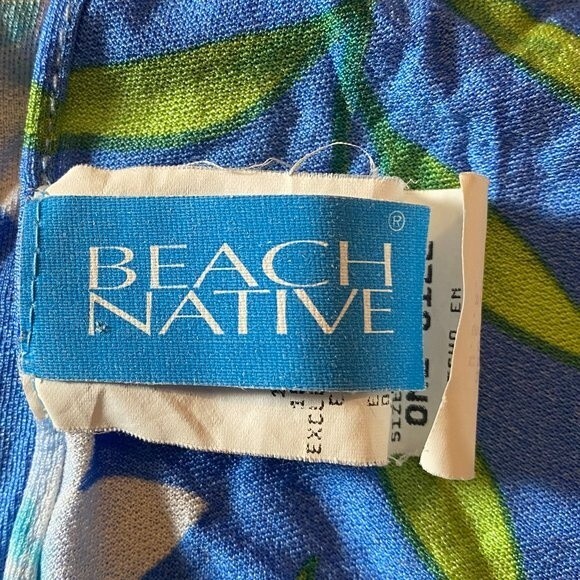 Beach Native Wrap Around Floral Swim Cover Skirt Womens Size One Size - Picture 4 of 5